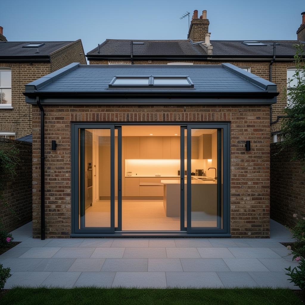 Single-storey rear extension