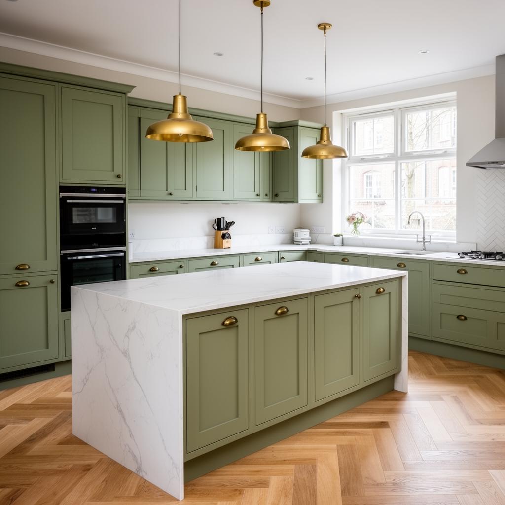 Contemporary fitted kitchen renovation